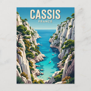 Cartão Postal Calanques de Cassis França