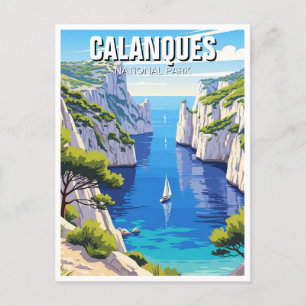 Cartão Postal Calanques National Park France Viagem