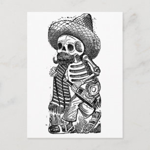Cartão Postal Calaveras do Império por José Guadalupe Posada