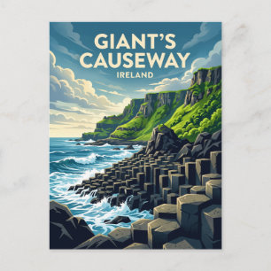 Cartão Postal Calçada do Gigante Irlanda