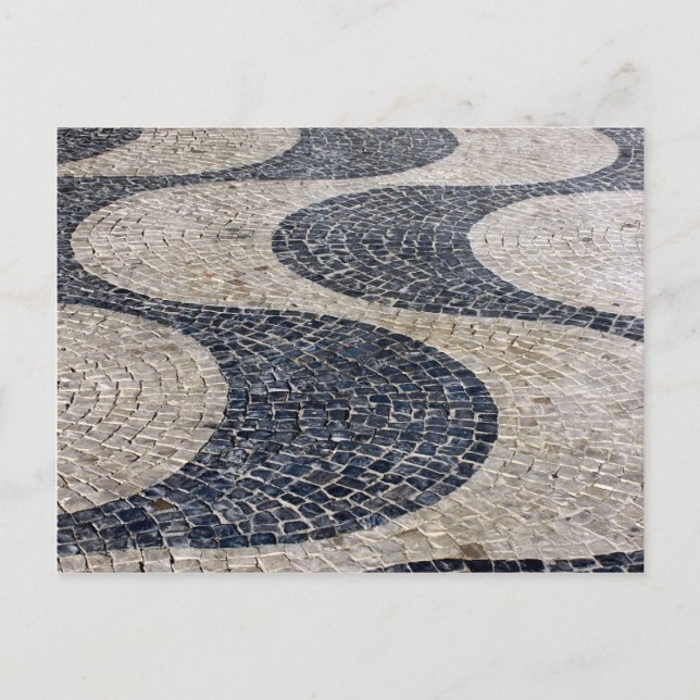 Cartão Postal Calçada Portuguesa (Frente)