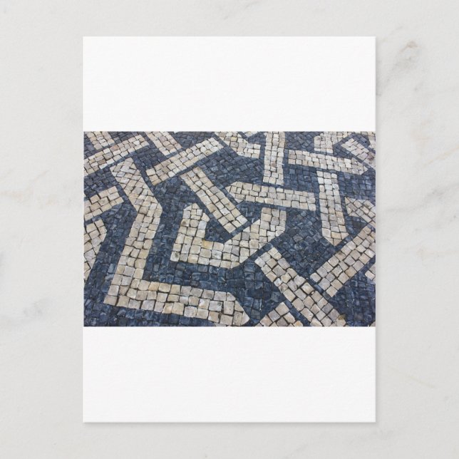 Cartão Postal Calcada Portuguesa, Pavement (Frente)