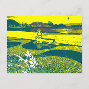 Cartão Postal Calçadão de Copa Pão-de-Açúcar 