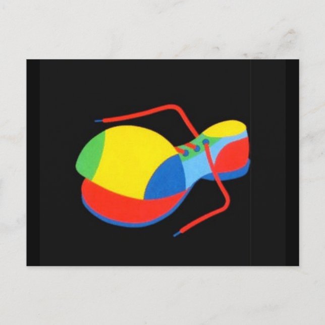 Cartão Postal Calçado de Palhaço (Frente)