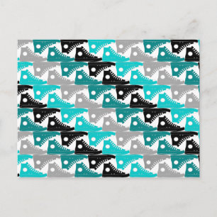 Cartão Postal Calçados Altos-em-Preto