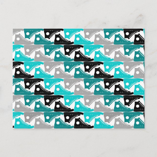 Cartão Postal Calçados Altos-em-Preto (Frente)