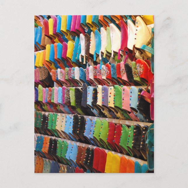 Cartão Postal Calçados do Marrocos (Frente)