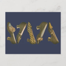 Cartão Postal Calçados do século XIX