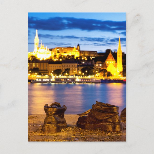 Cartão Postal Calçados na margem do Danúbio (Frente)