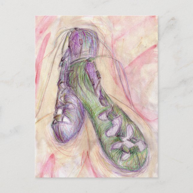 Cartão Postal Calçados suaves irlandeses (Frente)