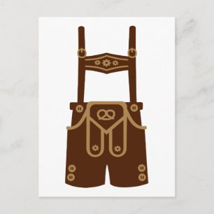 Cartão Postal Calças de couro avaria Oktoberfest