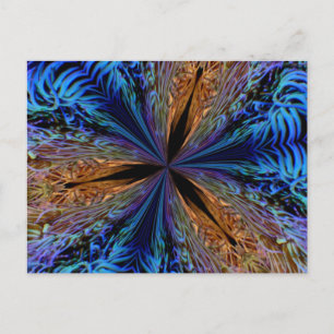 Cartão Postal Caleidoscópio coral