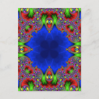 Cartão Postal Caleidoscópio Fractal 483