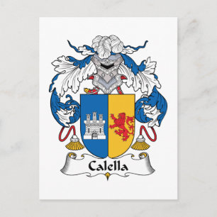 Cartão Postal Calella Family Crest