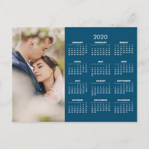 Cartão Postal Calendário 2020 Sua Foto