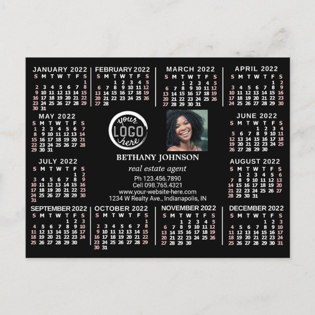 Cartão Postal Calendário 2022 (Consulte Descrição para Nova Vers (Frente)