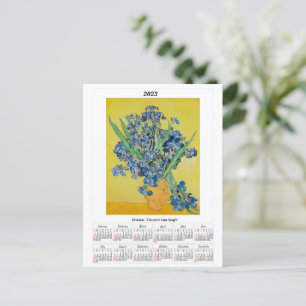 Cartão Postal Calendário de Irissen para 2023 Vincent van Gogh