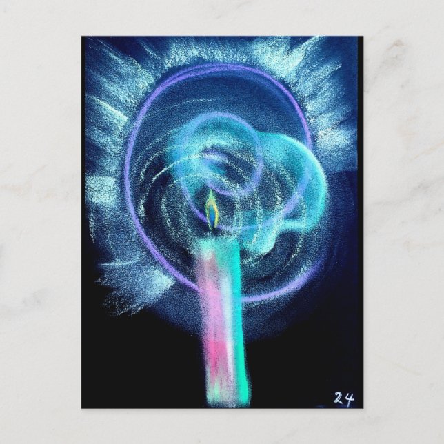 Cartão Postal Calendário do Cartão-postal da Alma 24 (Frente)