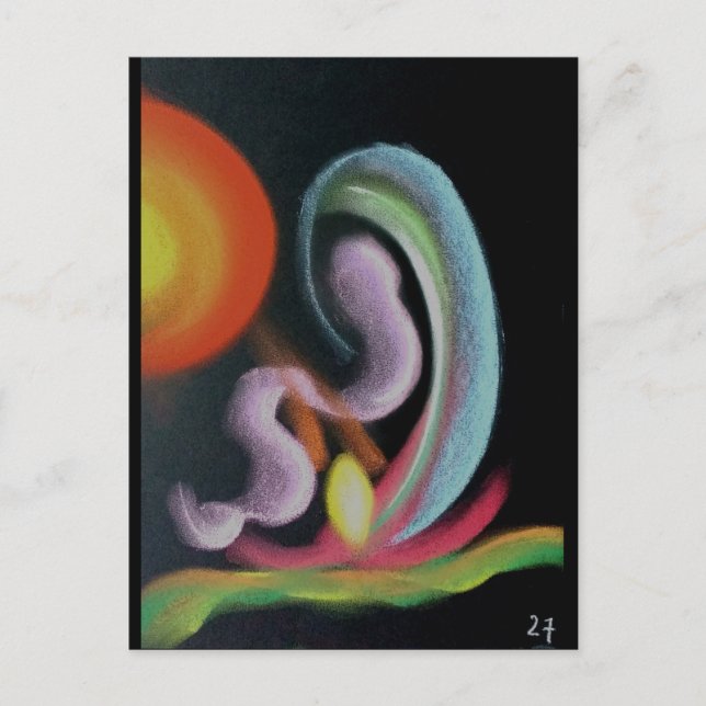 Cartão Postal Calendário do Cartão-postal da Alma 27 (Frente)