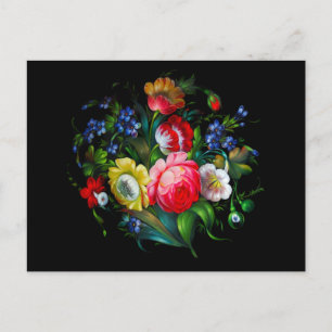 Cartão Postal Calendário Floral 2012 Pocket