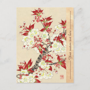 Cartão Postal Calendário Floral de Kawarazaki Shodo Japão