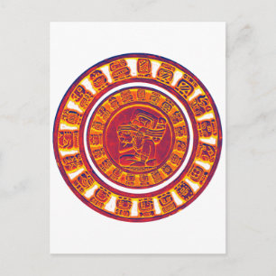 Cartão Postal Calendário maia 2012