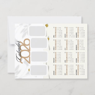 Cartão Postal Calendário personalizado 2026