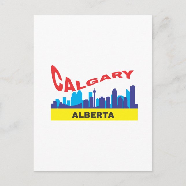 Cartão Postal Calgary (Frente)