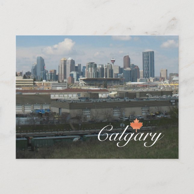 Cartão Postal Calgary Alberta (Frente)
