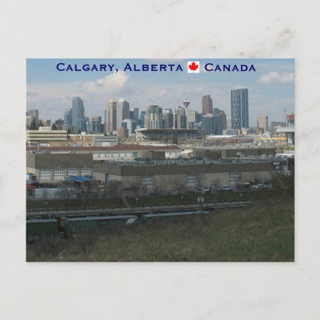 Cartão Postal Calgary Alberta (Frente)