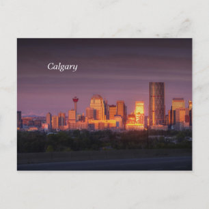 Cartão Postal Calgary Dawn