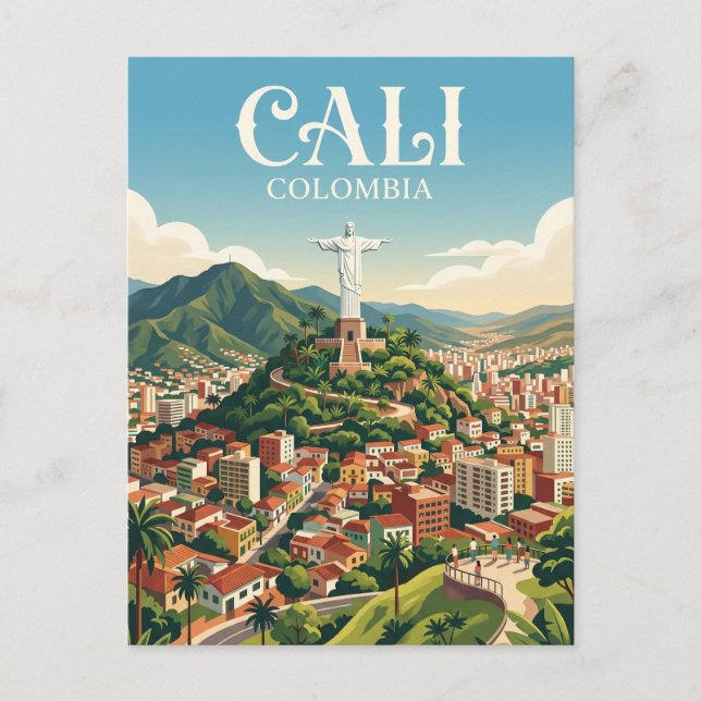 Cartão Postal Cali Colômbia (Frente)