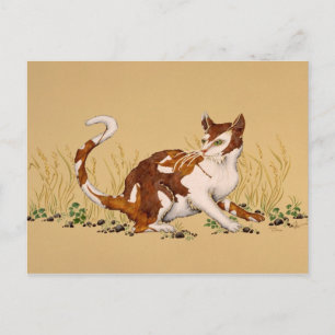 Cartão Postal Calico Autum