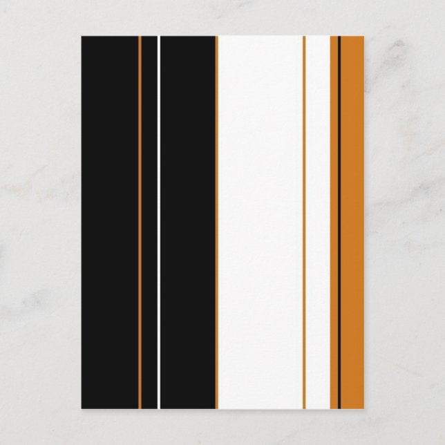 Cartão Postal Calico Stripes (Frente)