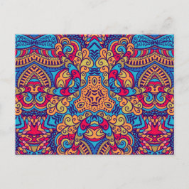 Cartão Postal Calidoscópio do Sonho Indiano