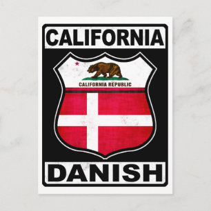 Cartão Postal California Danish American