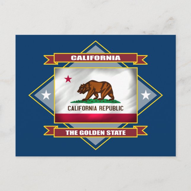 Cartão Postal California Diamond (Frente)