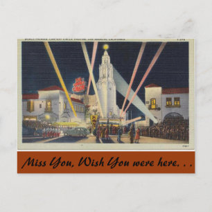 Cartão Postal Califórnia, Estreia Mundial, Los Angeles