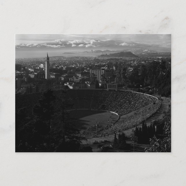 Cartão Postal California Memorial Stadium, Uc Berkeley, 1966 (Frente)