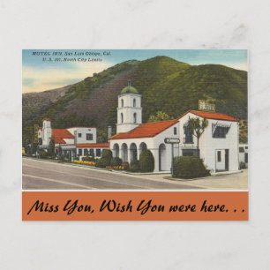 Cartão Postal Califórnia, Motel Inn, San Luis Obispo