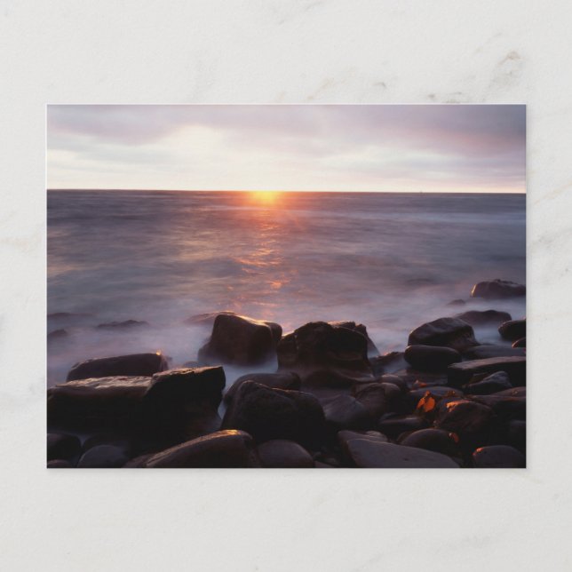 Cartão Postal Califórnia, San Diego, Sunset Cliffs, Sunset 2 (Frente)