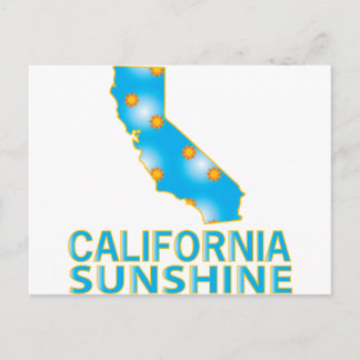 Cartão Postal California Sunshine