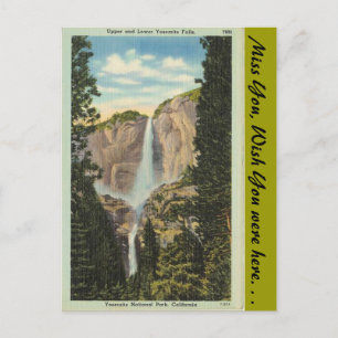Cartão Postal Califórnia, Yosemite Falls