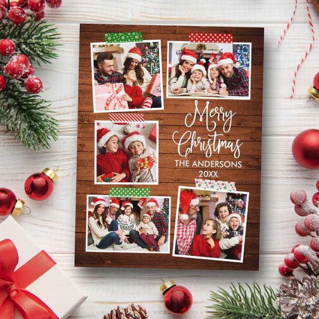 Cartão Postal Caligrafia divertida Madeira Feliz Artesanato de N (Customize to change your personalized text size or text style.)