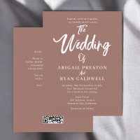 Caligrafia em Bruxelas Orçamento Brown Casamento