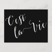 Caligrafia Francesa C'est la Vie