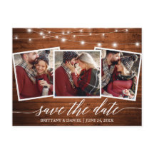 Caligrafia Luzes Rústicas De Madeira Salvem A Data