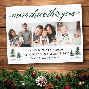 Cartão Postal Caligrafia Mais Saúde Este Ano 3 Fotografias