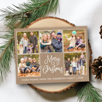 Caligrafia Rústica Kraft 5 Foto Natal