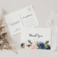 Caligrafia Winter Single Floral Obrigado